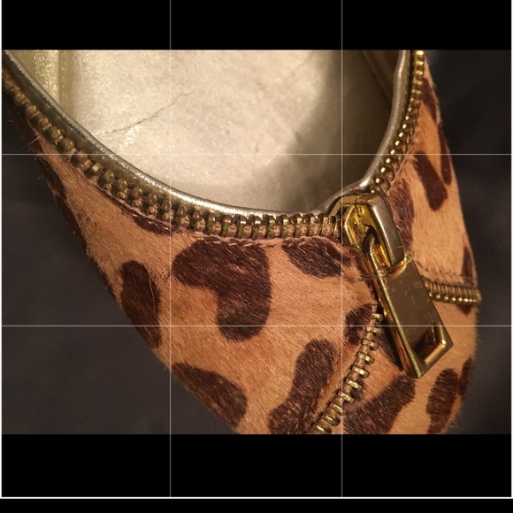 JESSICA SIMPSON calf hair animal print flats - Picture 4 of 4